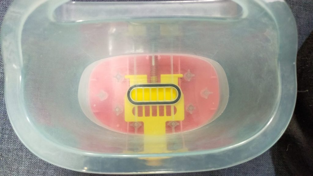 こどもちゃれんじベビーのお気に入りおもちゃ 水槽の中